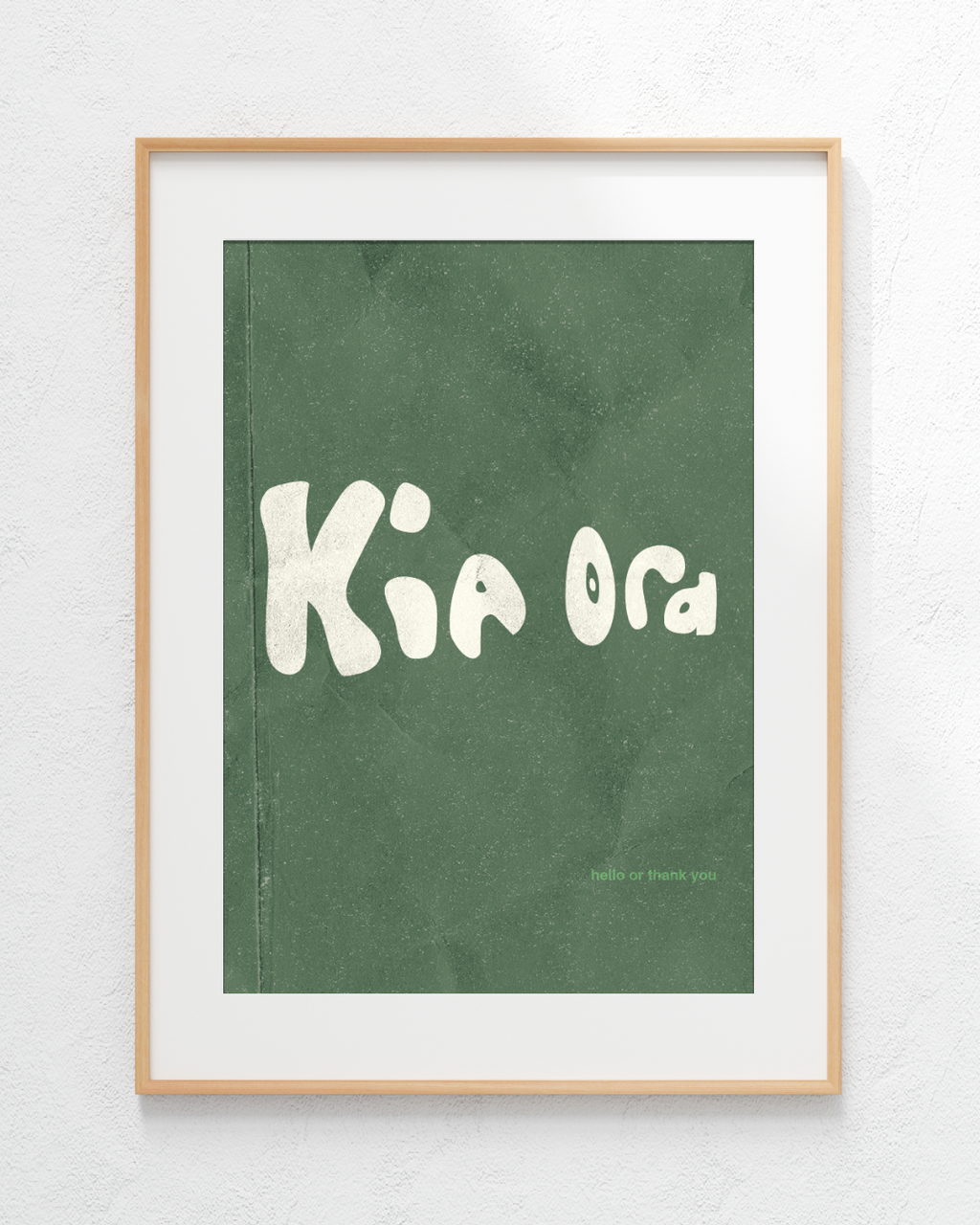 Kia Ora Print