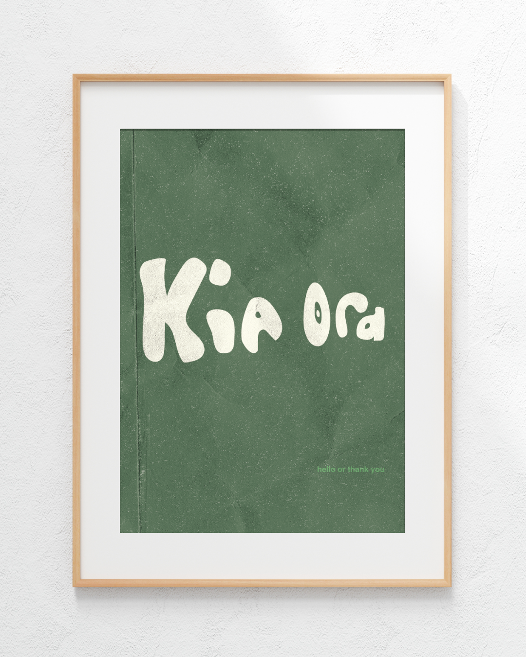 Kia Ora Print